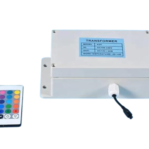 Water_decent_control_with_power_supply_60w__remote_controller_DC12v