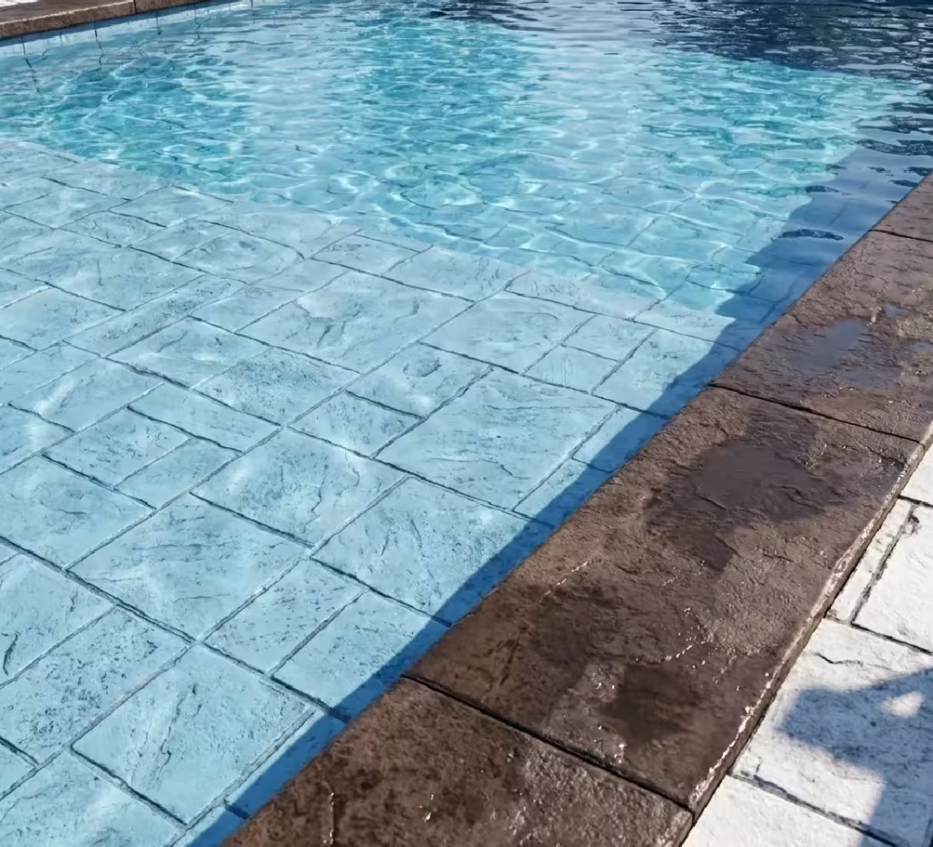 Swimming pool decorative flooring waterproofing in Bangladesh