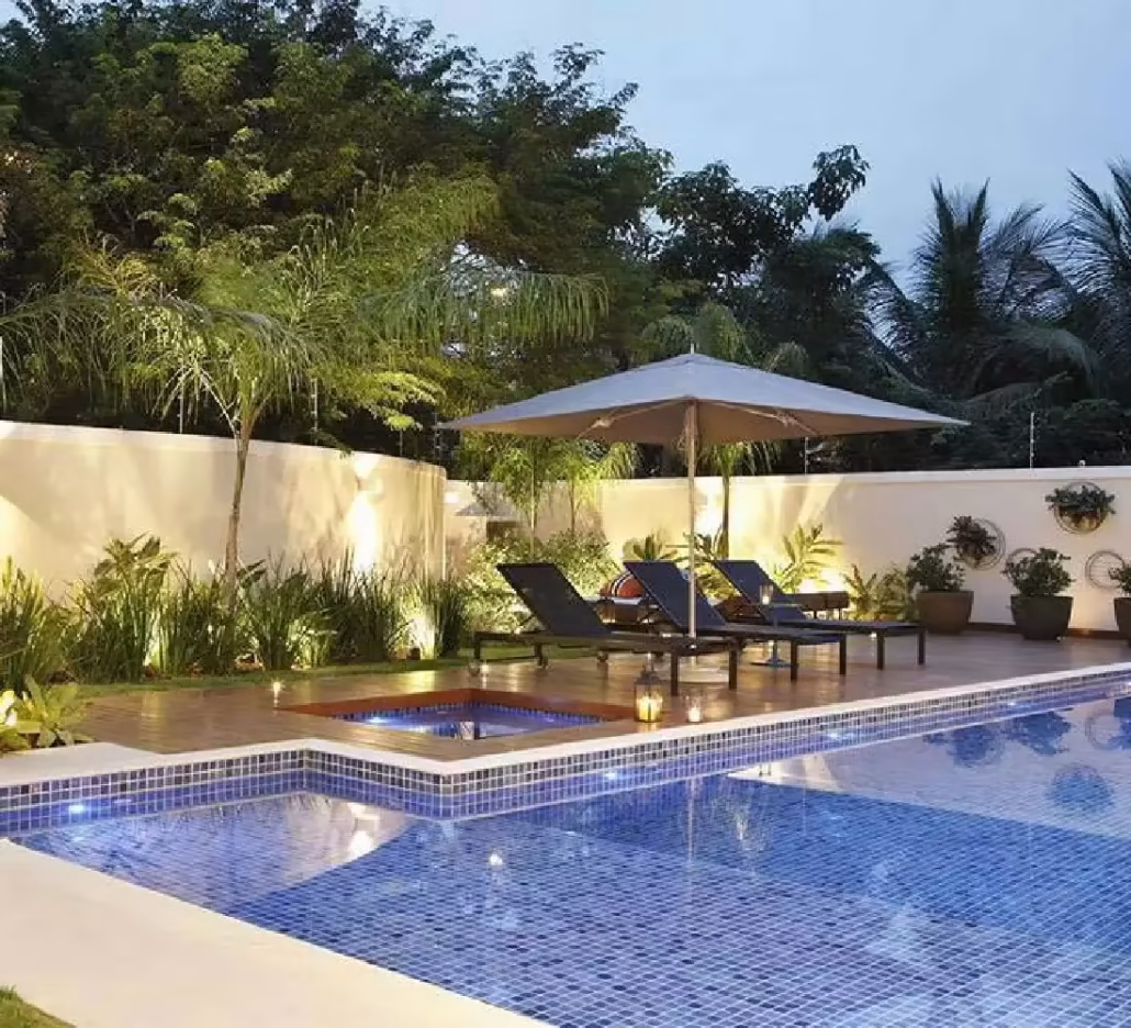 Swimming pool flooring waterproofing