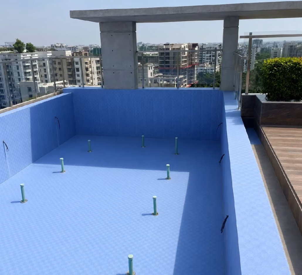 Swimming pool flooring waterproofing in Bangladesh