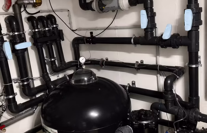 Pool Filtration room